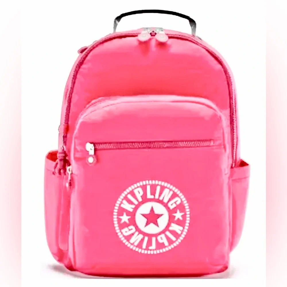 KIPLING SEOUL SPICY PINK BACKPACK